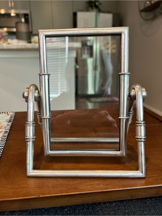Restoration Hardware Other - Restoration Hardware Silver Metal industrial style swinging picture frame